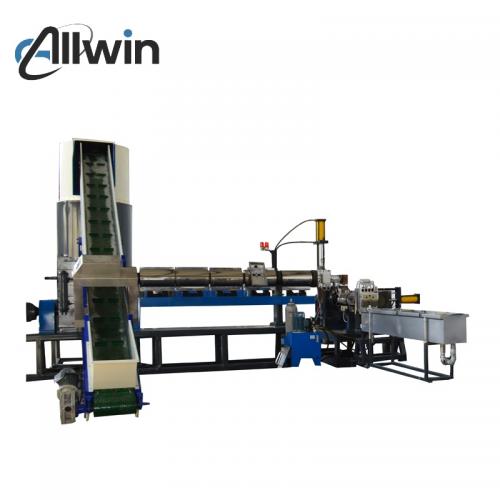 HDPE LDPE Plastic films Recycling pelletizing machine